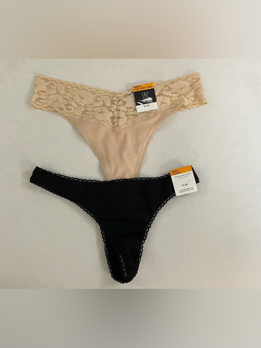 Charter Club & INC Lace Thong Set Size S New with tags
